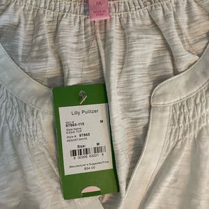 Lilly Pulitzer, white, size medium, tags on, tank top